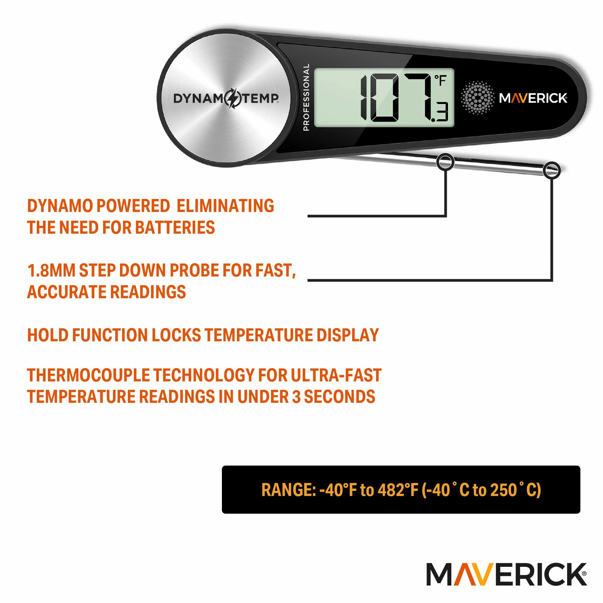 Dynamo Temp Thermocouple Food Thermometer - Image 2