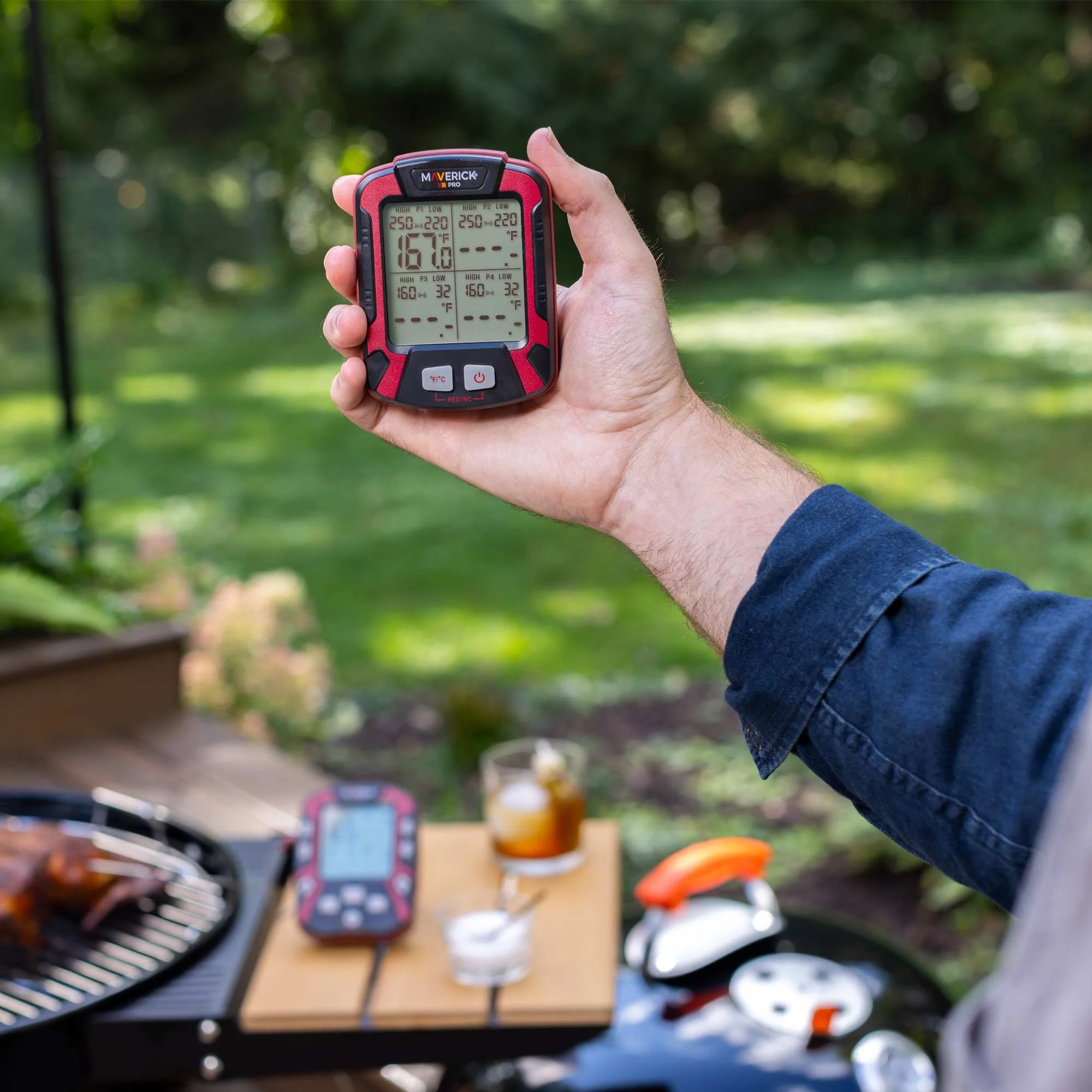 Extended Range Professional Wireless Thermometer, Four Probe - Image 6