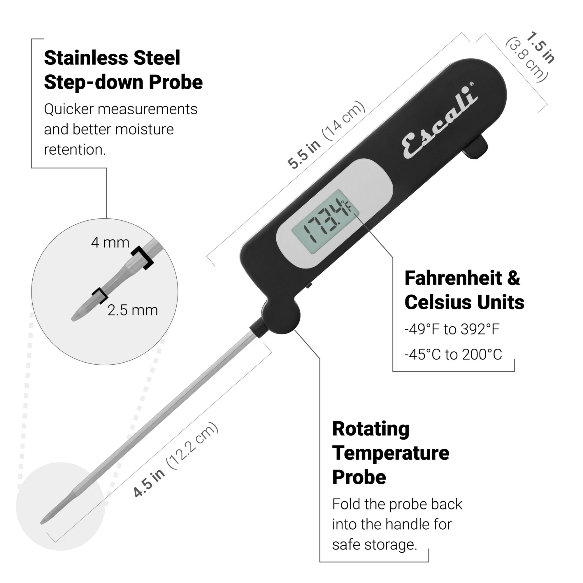 Folding Digital Thermometer - Image 2