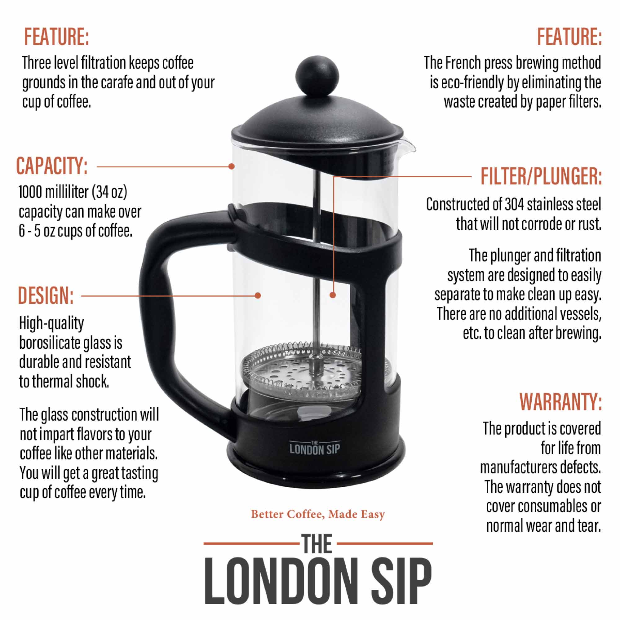 French Press Immersion Brewer - Image 7