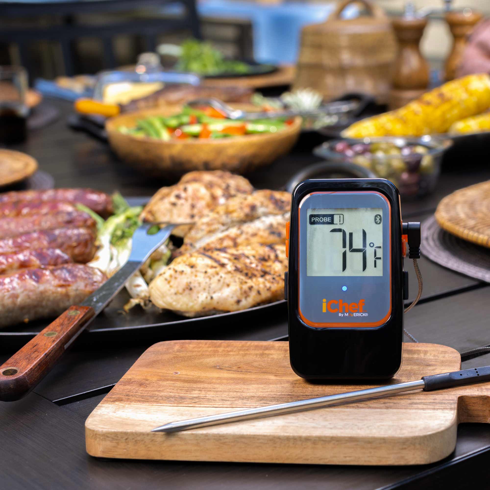 iChef Extended Range Bluetooth Barbeque Thermometer - Image 4