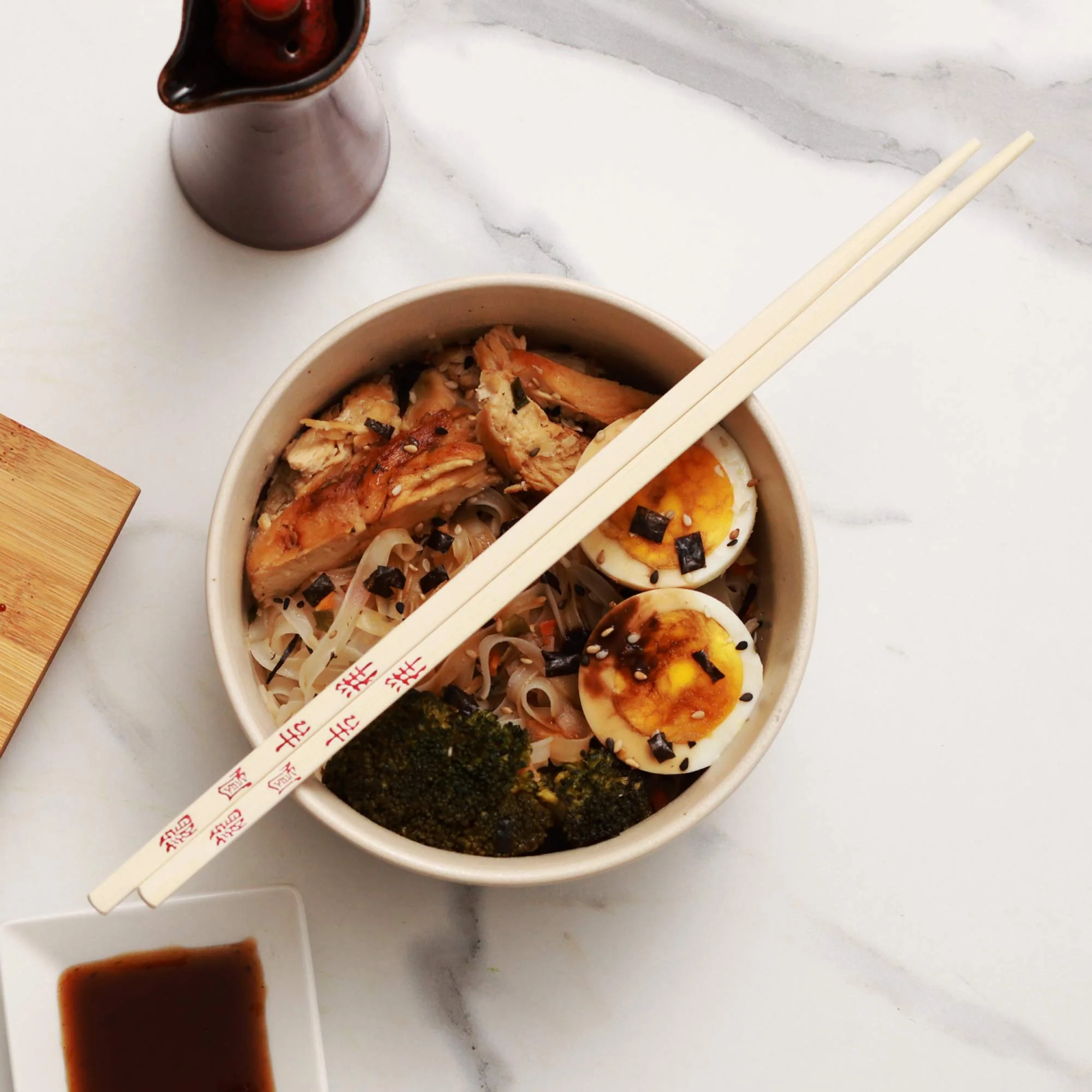 Reusable Bamboo Chopsticks Set, 10 Pair - Image 6