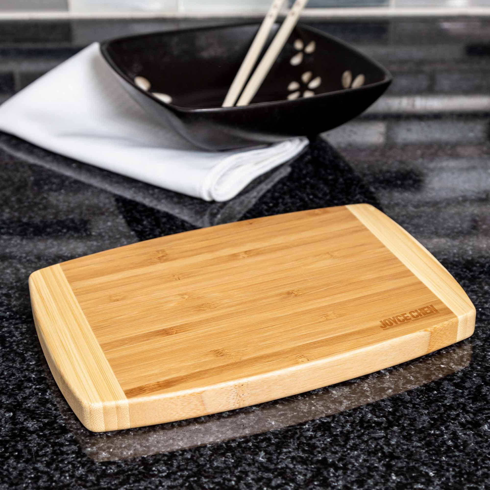 Small Burnished Bamboo Cutting Board, 6x9 Inches - Image 5