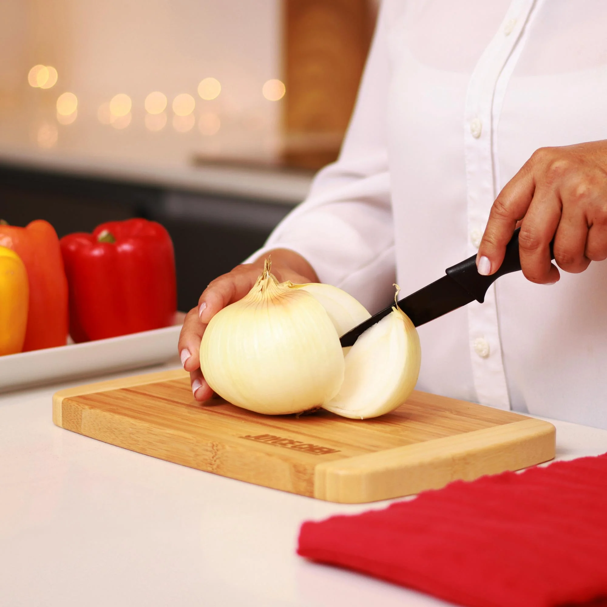 Burnished Bamboo Cutting Board Set, 3 pack - Image 6