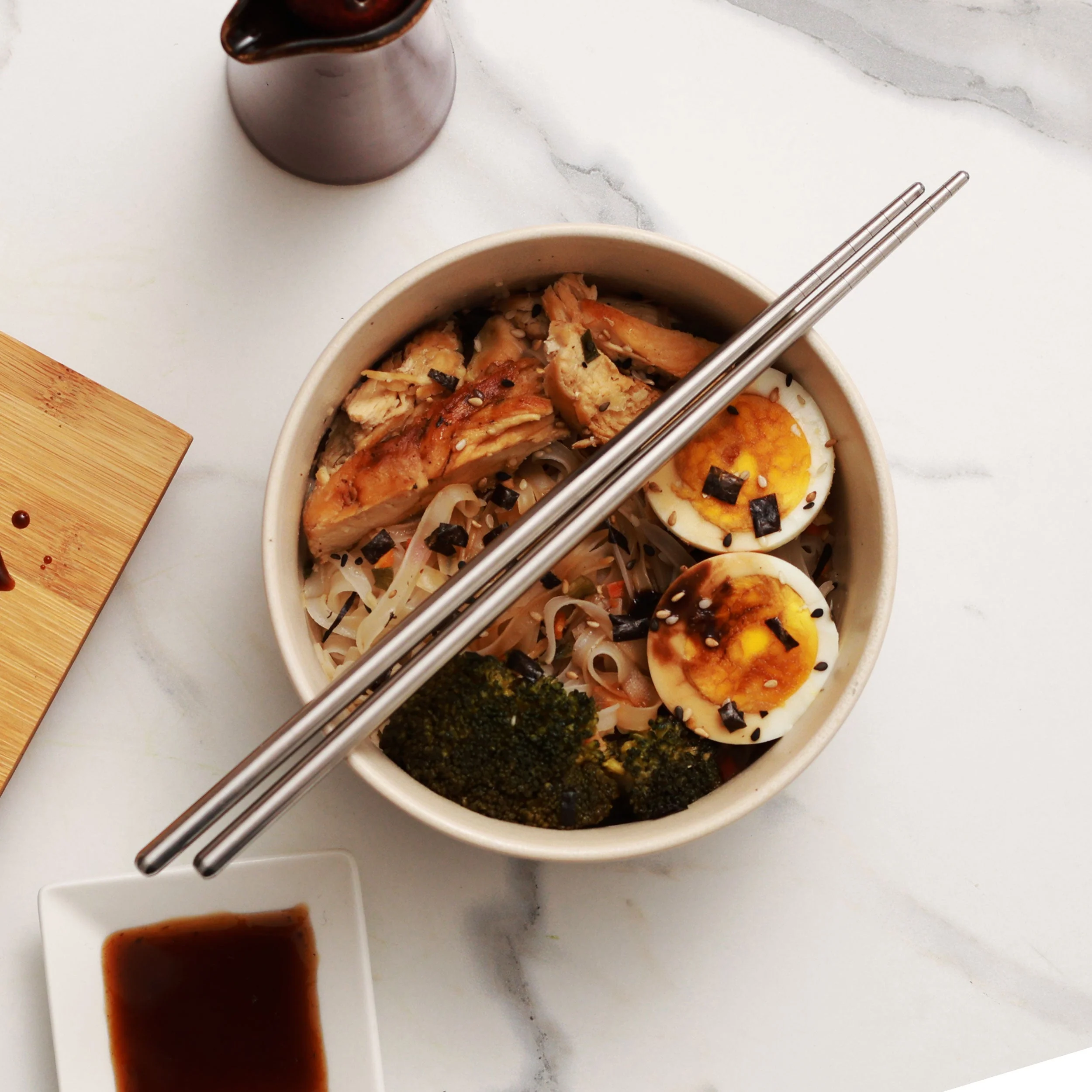 Professional Series Uncoated 14" Wok Bundle, 12 piece - Image 8