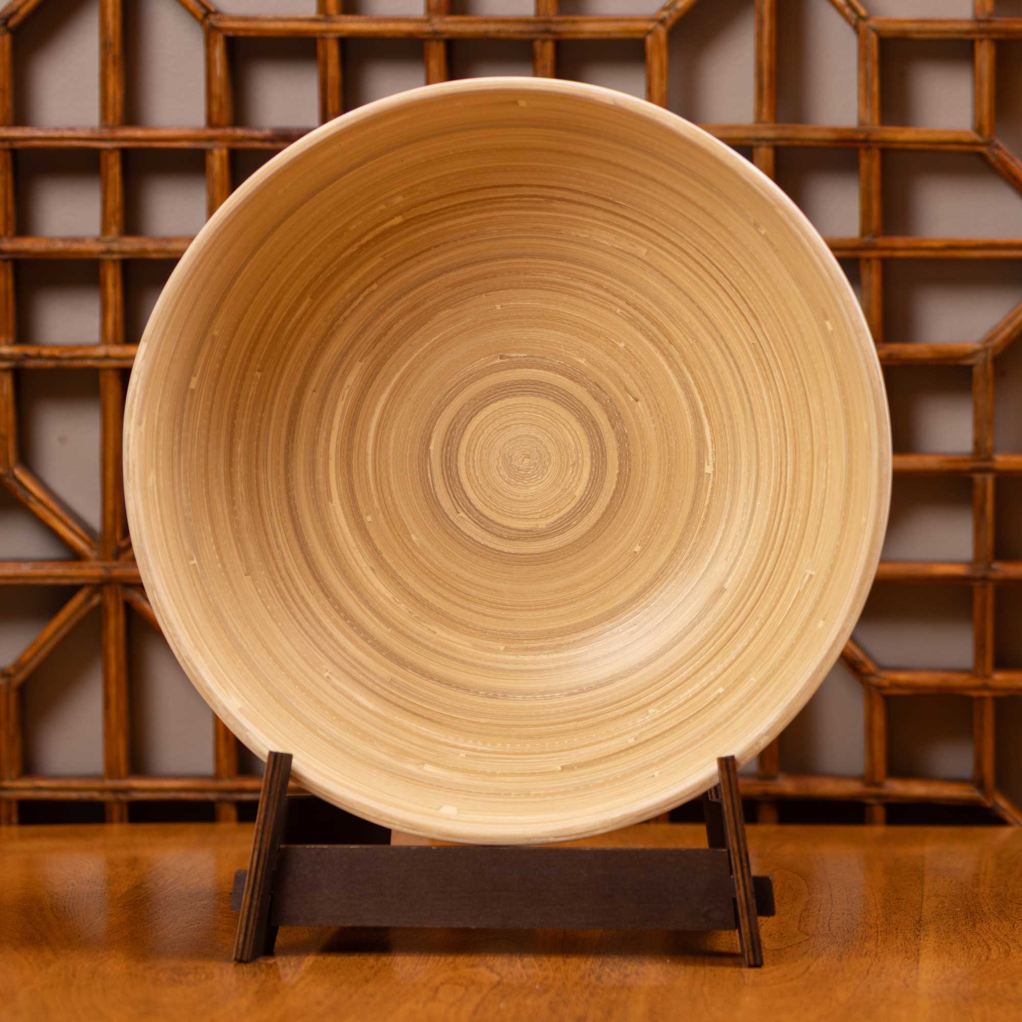 Lexa Bamboo Salad Bowl, 12 Inch - Image 11