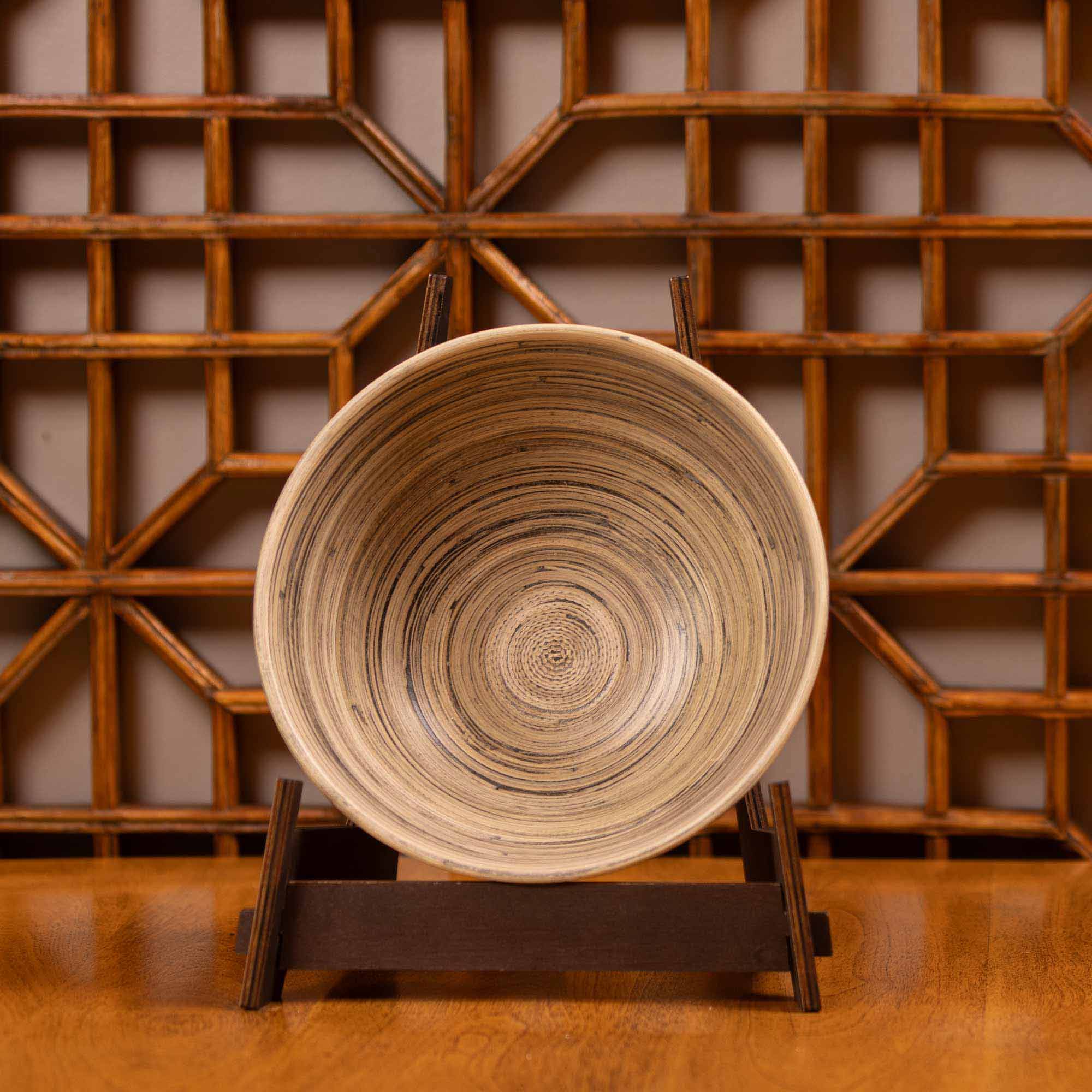 Lexa Bamboo Salad Bowl Set, 8 Inch - Image 11