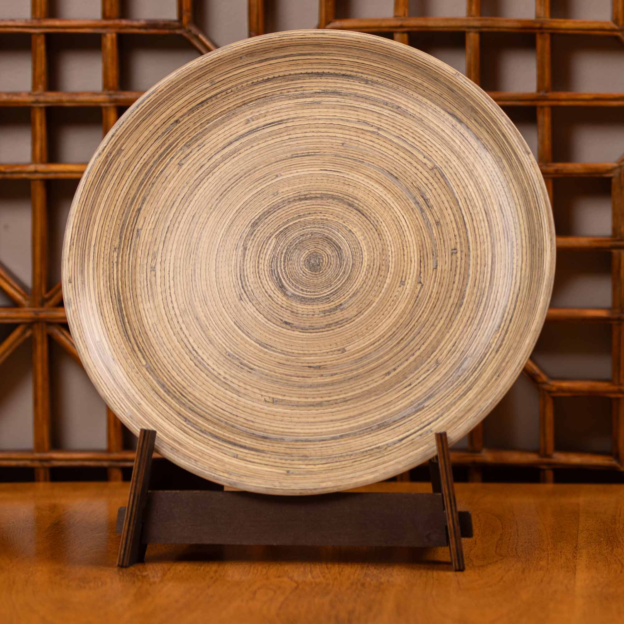 Lexa Bamboo Serving Plate Set, 12 Inch - Image 17