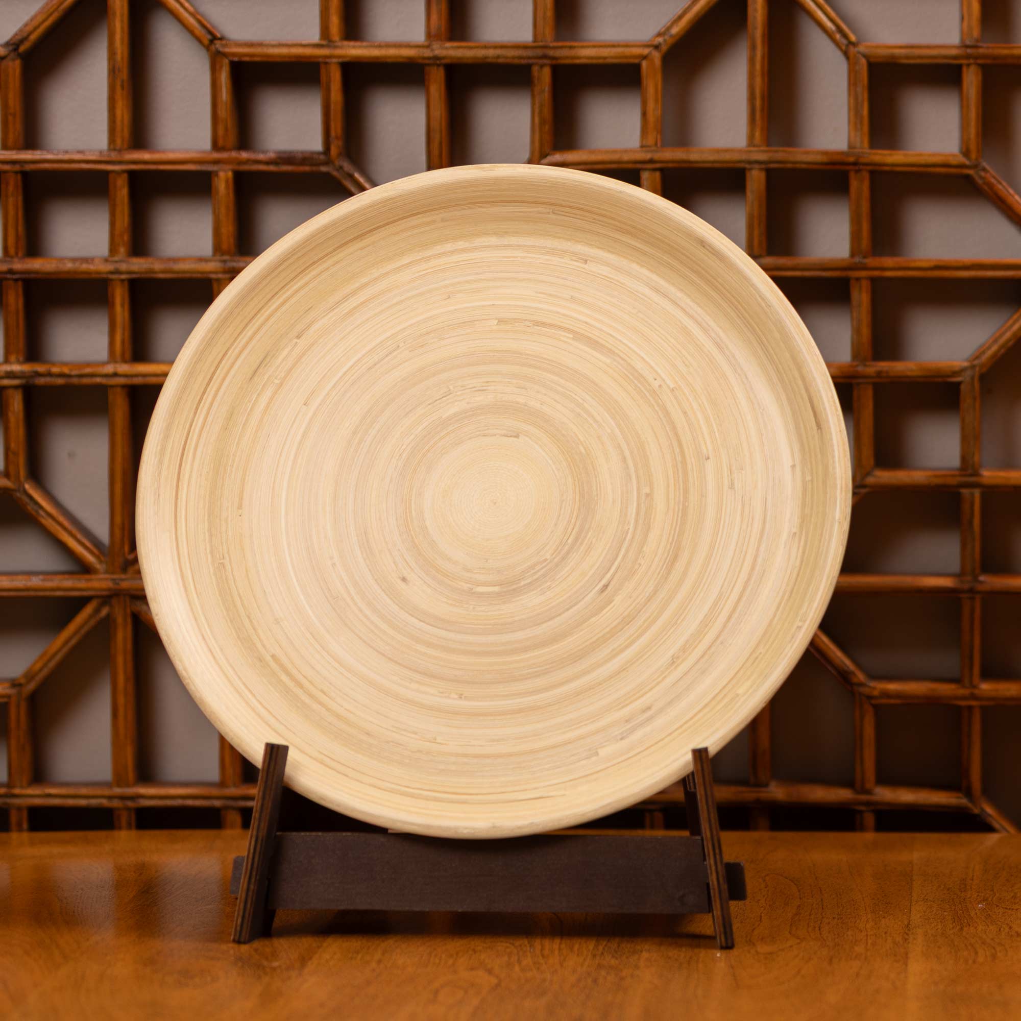 Lexa Bamboo Serving Plate Set, 12 Inch - Image 4
