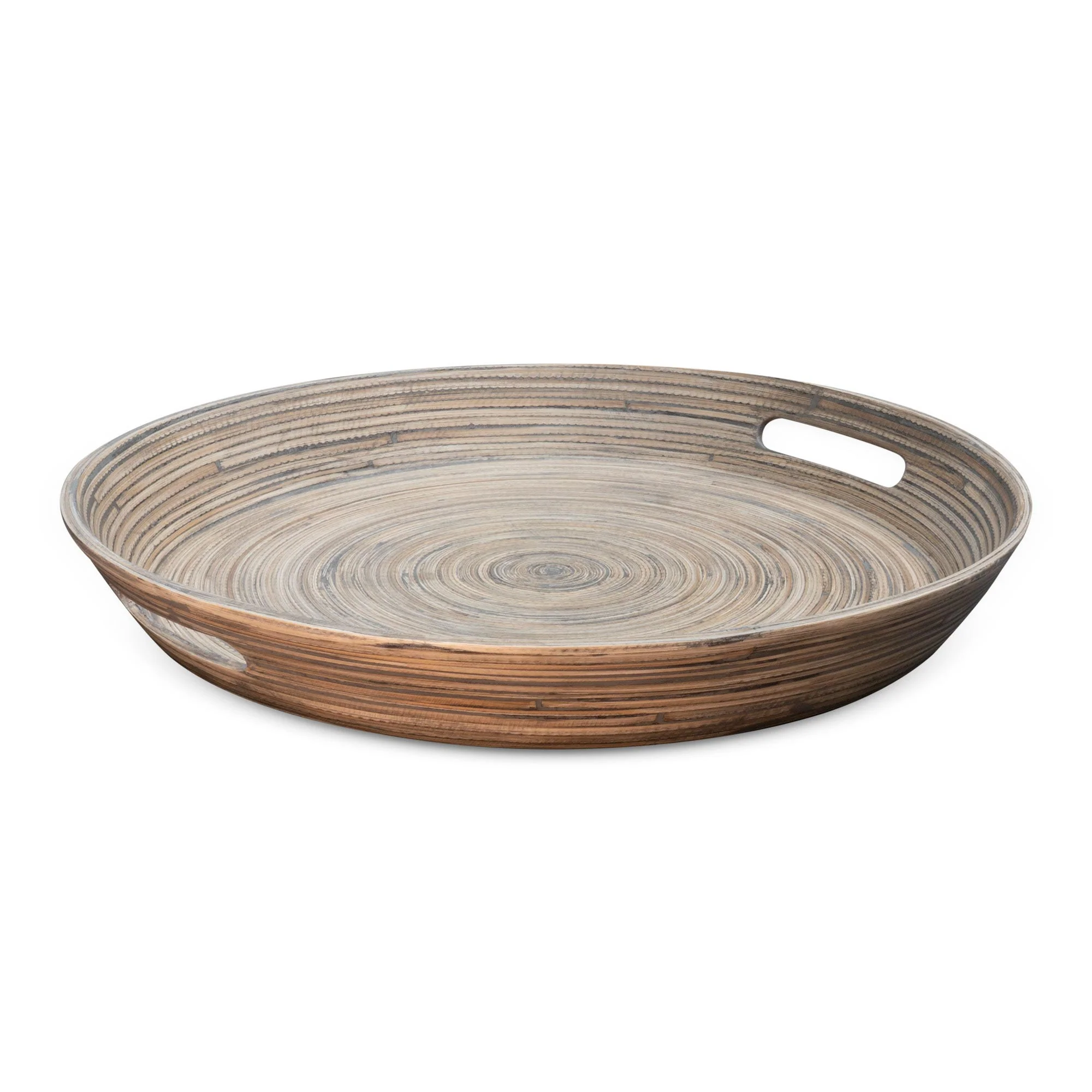 Lexa Bamboo Serving Tray w/ Handles, 16 Inch - Image 13
