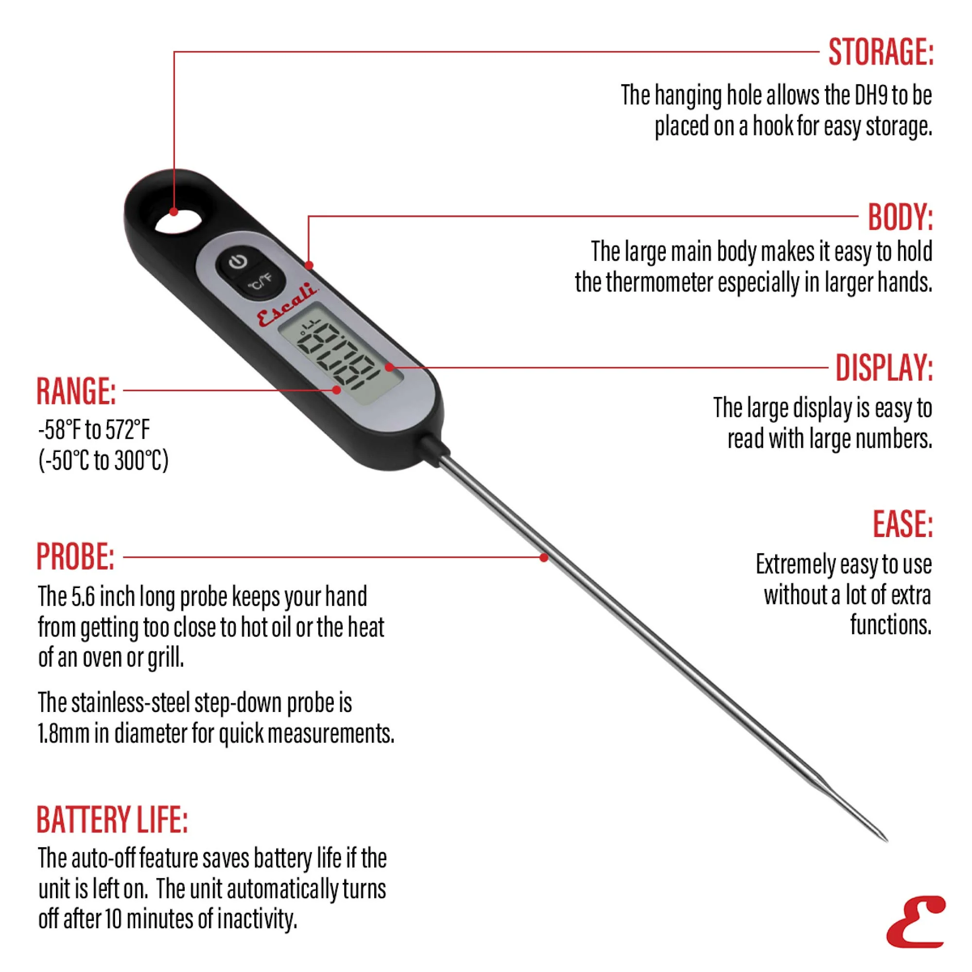 Long Stem Digital Thermometer - Image 10