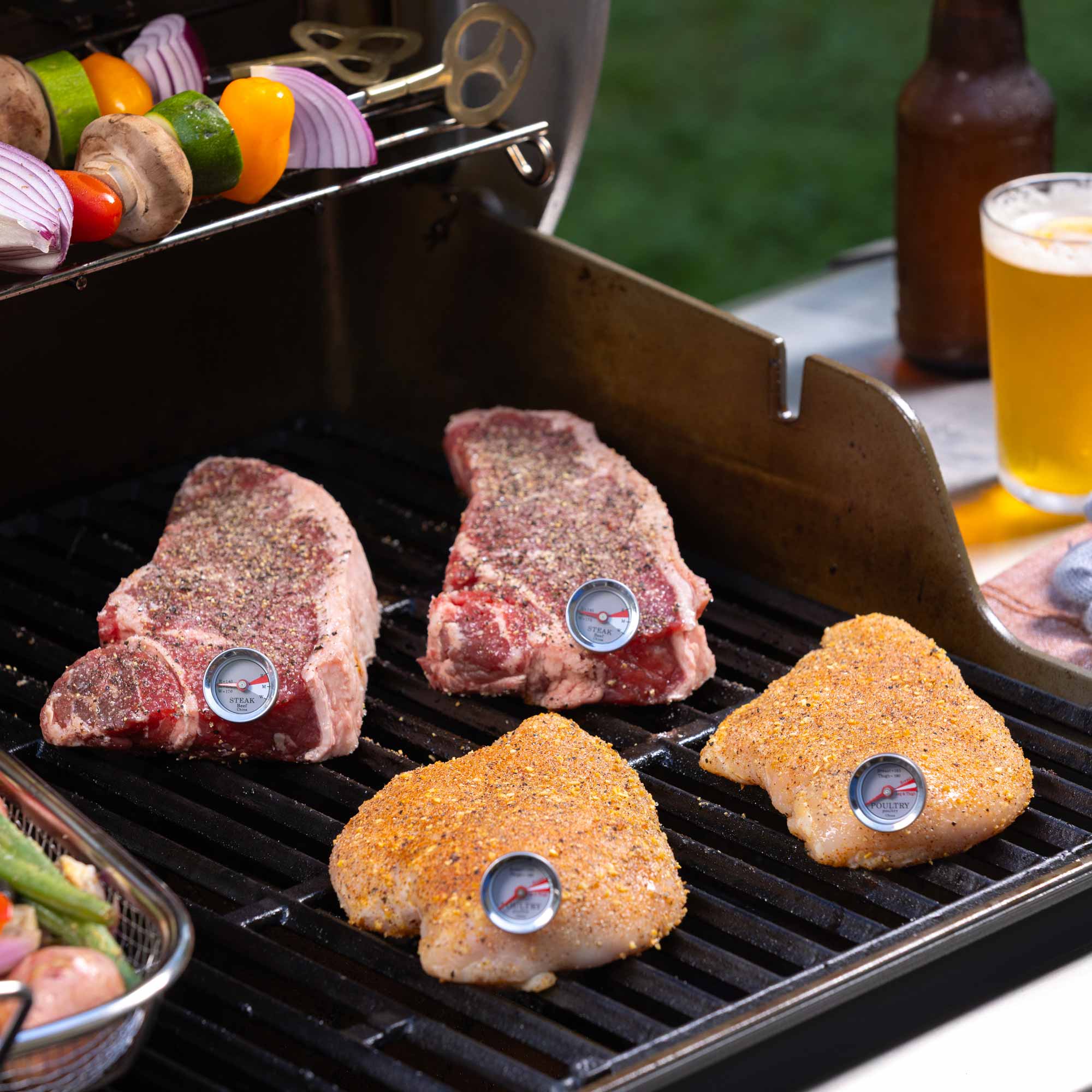 Mini Steak & Chicken Thermometer Set, 4 Piece - Image 4