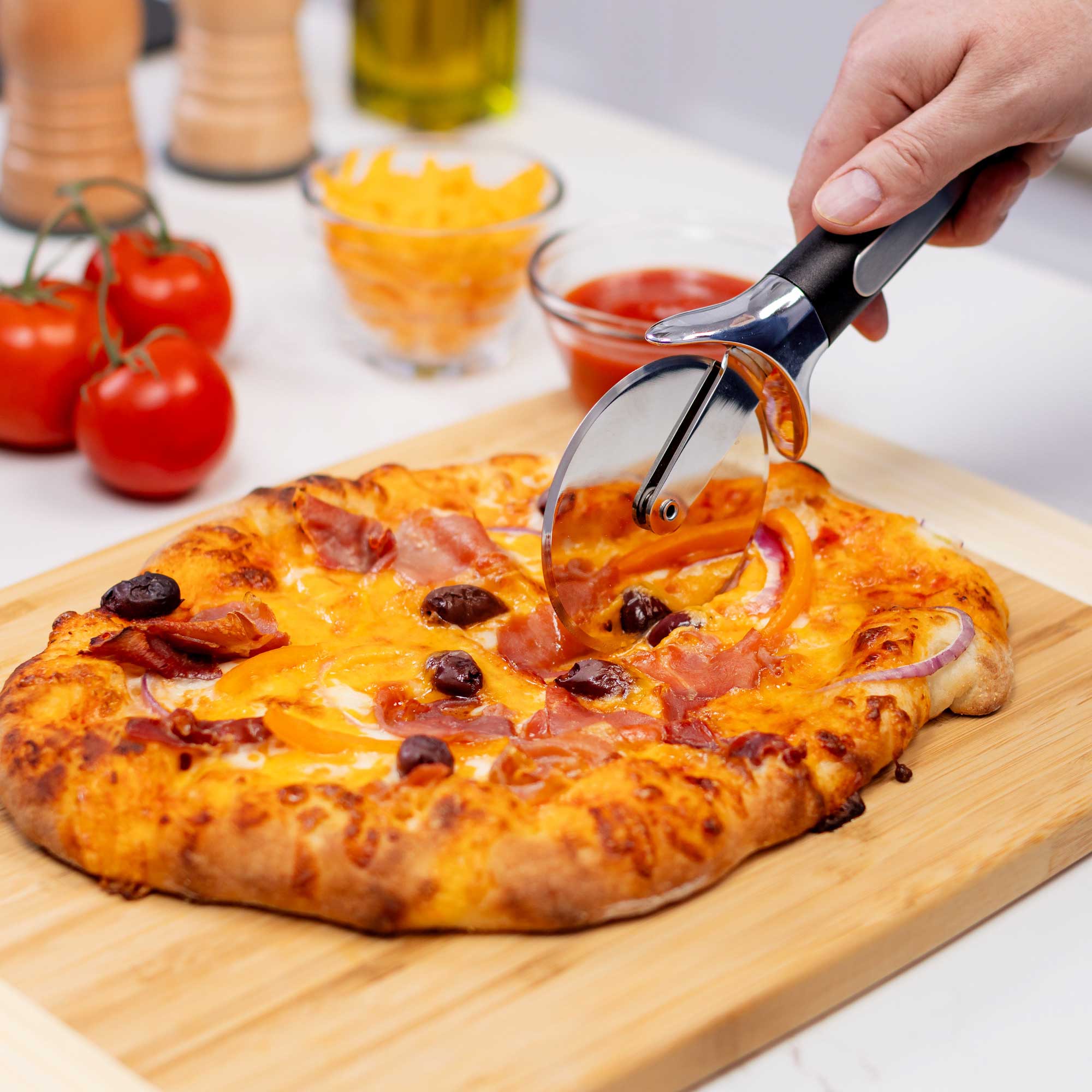 Premium Pizza Cutter, 3.5" Cutting Wheel - Image 6