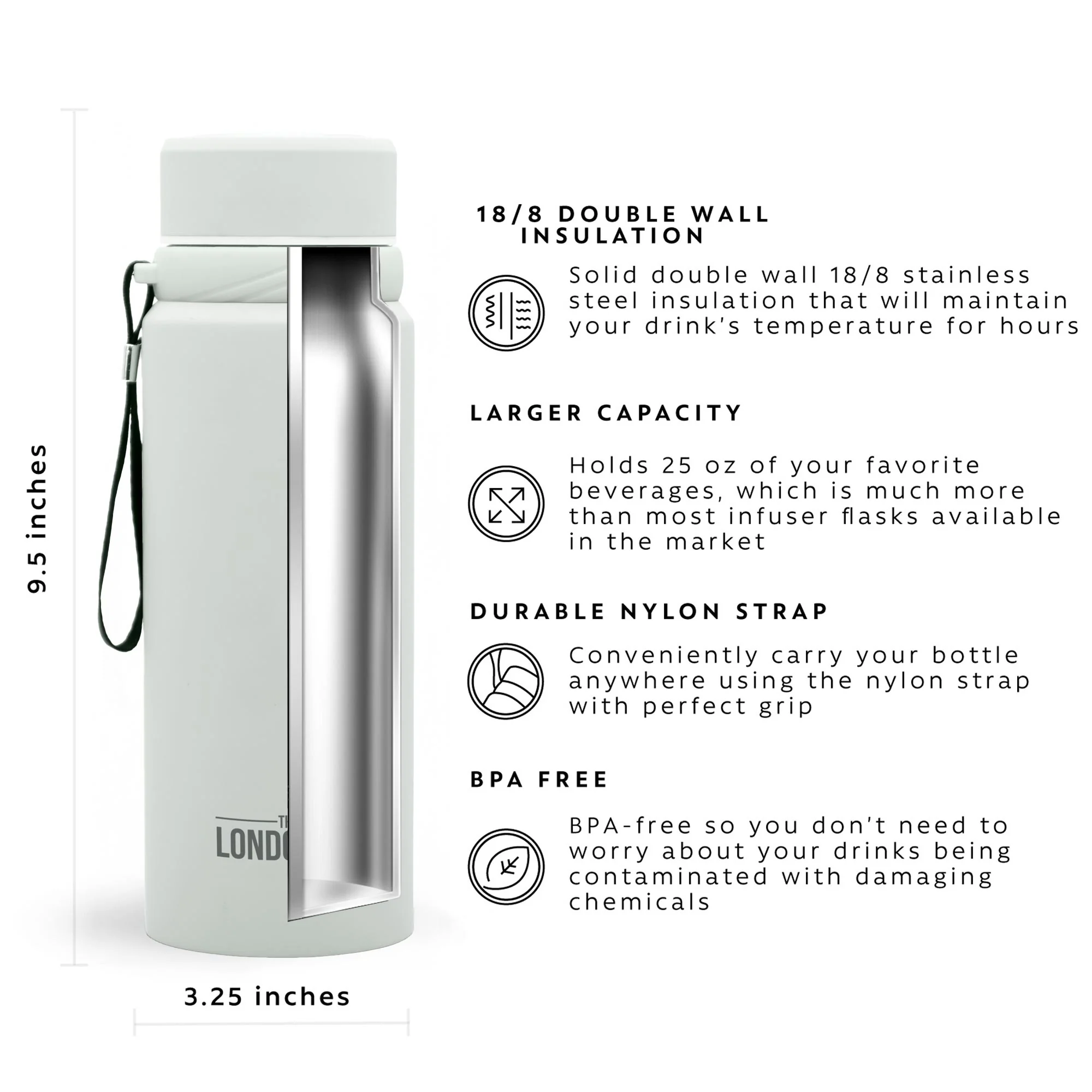 Tea Infuser Bottle - 25 Ounce - Image 14