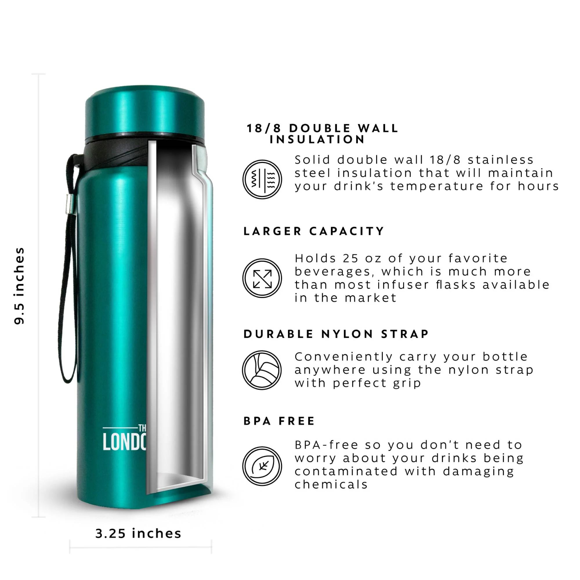Tea Infuser Bottle - 25 Ounce - Image 35